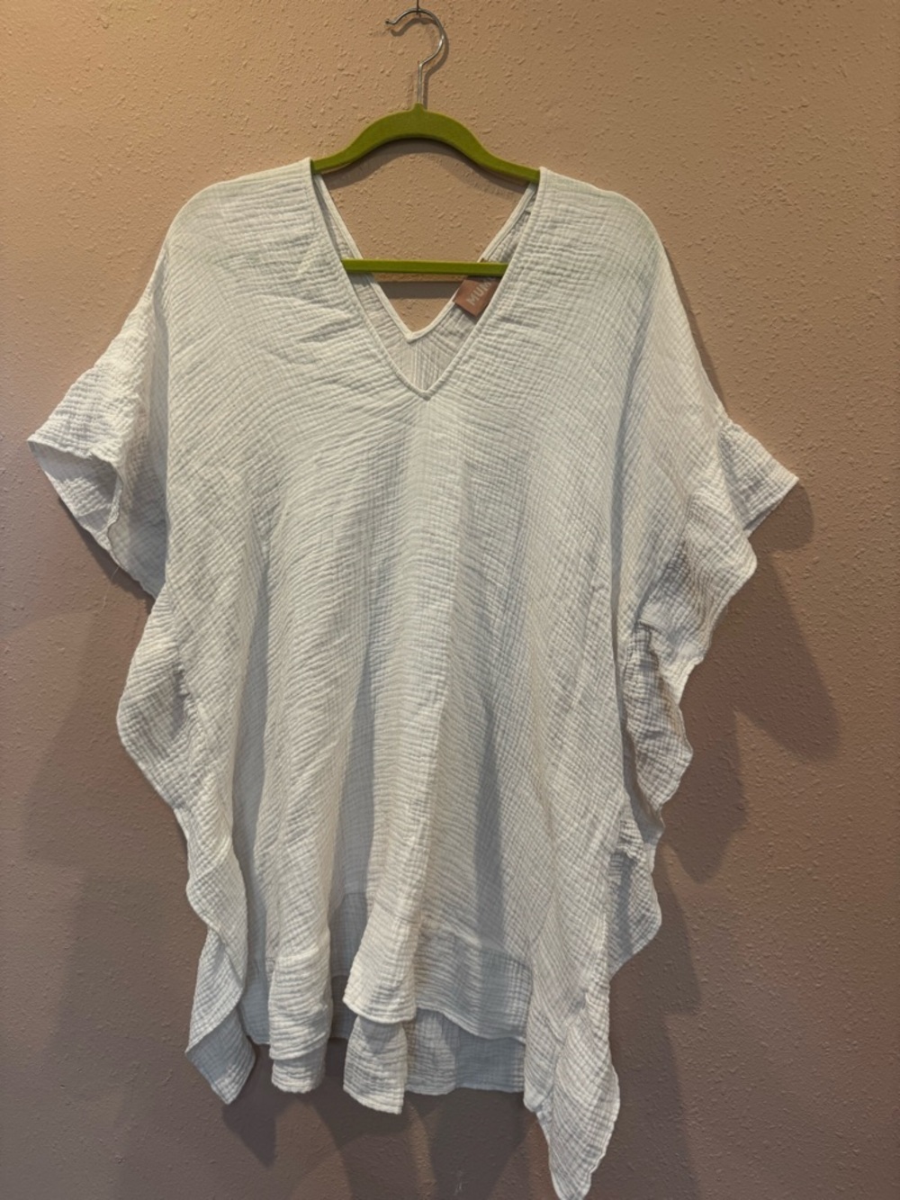 Lightweight MuMu Gauze V-Neck Tunic